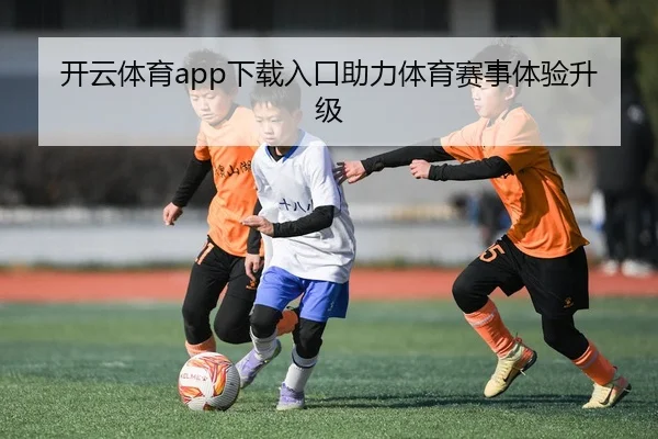 开云体育app下载入口助力体育赛事体验升级